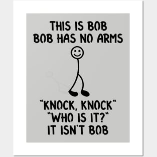 This is Bob Funny Sarcastic Stick Figure Quote for Meme and Joke Lovers Posters and Art